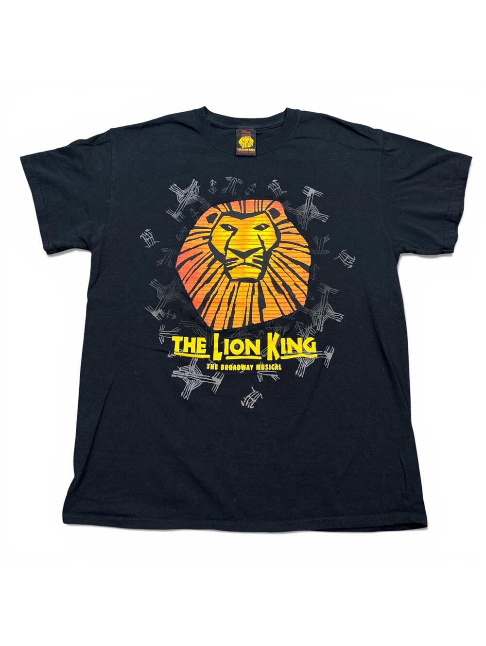 Disney Lion King The Musical T Shirt Adult Size Small Black Official Broadway